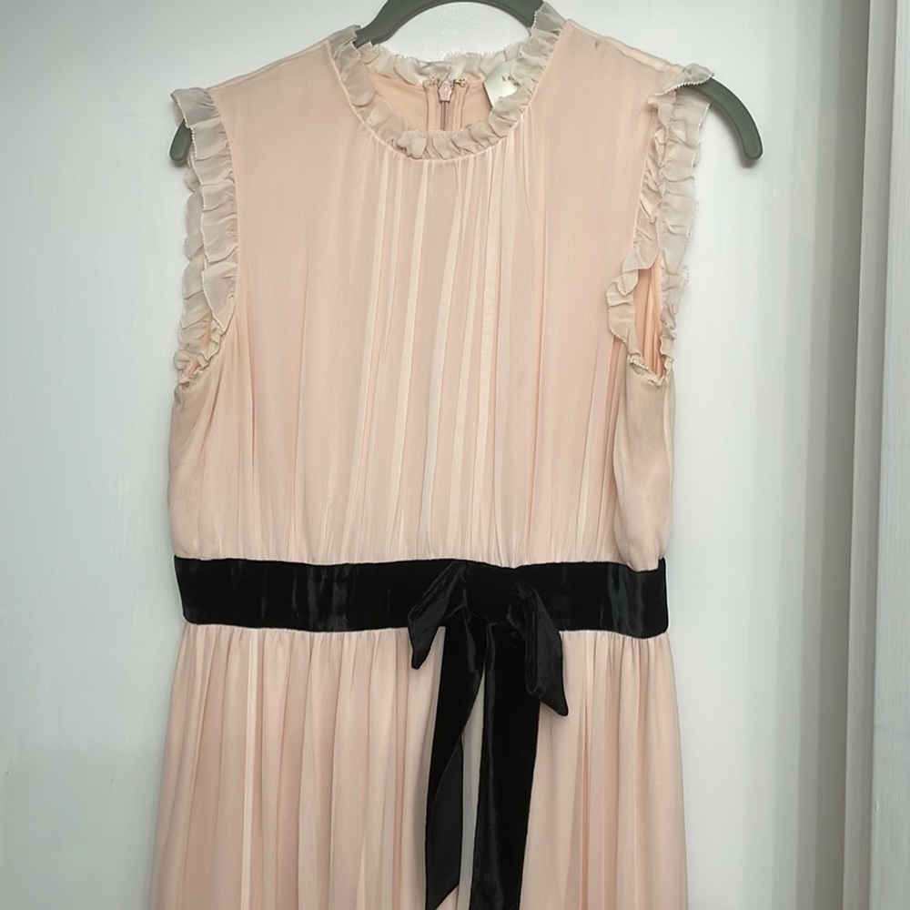 Kate Spade look for the silver lining silk dress